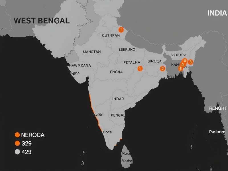 NEROCA FC Vanguard Download Distribution India map showing NEROCA FC Vanguard download hotspots with highest concentration in Northeast and West Bengal